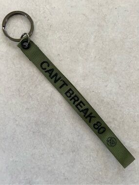 G/FORE Can't Break 80 Key Ring, Olive Green NWOT